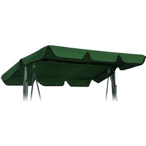 Swing Plafond Vervanging, Waterdicht Swing Stoel Top Cover Seat Meubels Duurzaam Materiaal Groen 190X132X15 Cm