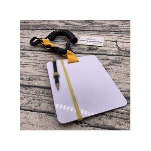 Onderwater Schrijven Slate Duiken Wordpad Gear Board Met Swivel Clip En Potlood Voor Water Sport Duiken Zwembad Accessoires