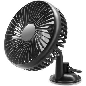 Autoventilator Op voertuig gemonteerde elektrische ventilator Voertuig 12V24v Universele 3-stijl USB-autoventilator Zuignap Autostoel Terug Autoventilator Grote wind