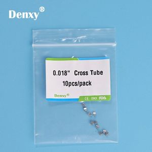 Denxy-50pcs Dental Opschuifbare Cross Buis Ortho Stopt Orthodontische Opschuifbare Haken Orthodontische Split Stopt Orthodontische Beugel