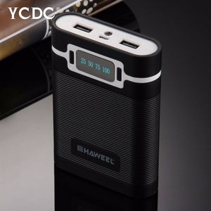 Draagbare Abs 18650 Battery Charger Box Zaklamp Power Bank Shell 2/4 Slotscarry Power Bank Voeding