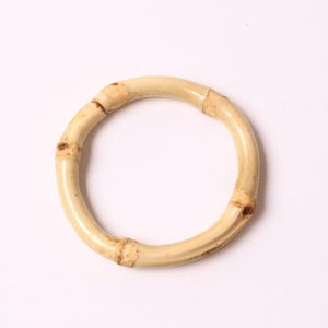 Eenvoudige Geometrische Element Vierkante Ronde Slubby Ring Gesp Bamboe Hout Rotan Servet Ring Mond Doek Ring Servet Gesp