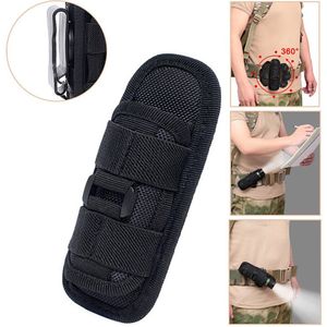 Multifunctionele Draaibaar 360 Graden Zaklamp Pouch Clip Riem Houder Outdoor Zaklamp Taille Clip Zaklamp Pocket