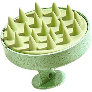 Siliconen Hoofd Glad Haar Massage Borstel Bad Borstel Hoofdhuid Stimuleren Hoofdhuid Originele Massage Haargroei Kam Rand Borstel