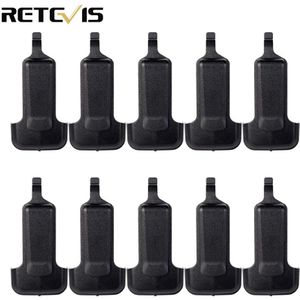 10 Pcs Riemclip Voor Retevis RT22/Wln KD-C1 Mini Walkie Talkie Walkie Talkie Walkie-Talkie J9121T