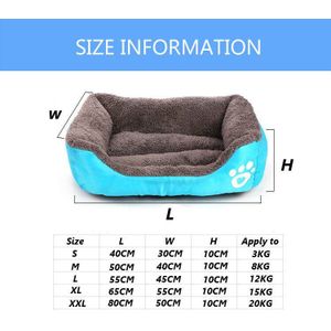 (XS-XXL) grote Pet Kat Hond Bed 8 Kleuren Warme Gezellige Hond Huis Zachte Fleece Nest Hond Manden Mat Herfst Winter Waterdicht kennel #