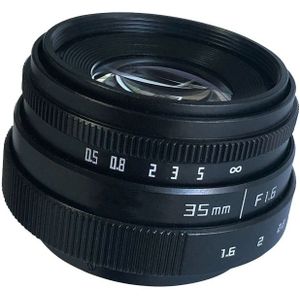 35Mm F1.6 C Mount Camera Lens Met Adapter Ring Voor Canon Eosm M2 M3