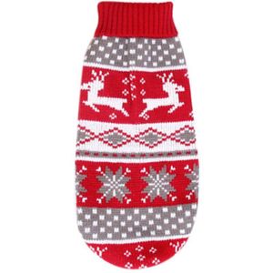 Kerst Leuke Hond Warm Sweatshirt Puppy Gebreide Trui Warm Puppy Outfits Comfortabele Kat Jassen