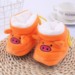 Warm Pasgeboren Peuter Laarzen Winter Babyschoenen Baby Meisjes Jongens Schoenen Zachte Zool Bont Sneeuw Booties Voor 0-18M