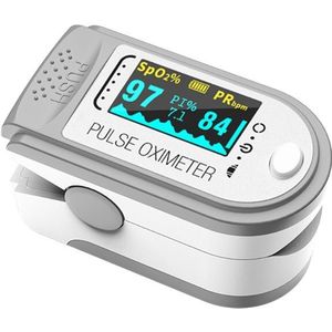 Vinger Oximeter Vingertop Pulsoxymeters Bloeddruk Hartslagmeter Oled