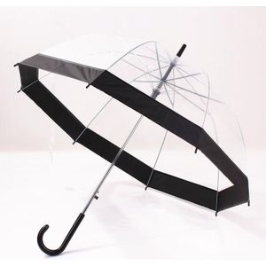 Transparante Lange Handvat Regen Paraplu Ultra Licht Vrouwen Kids Vrouwelijke Paraplu
