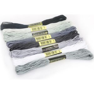 8 Stks/partij Diverse Kleuren Dmc Borduurgaren Kruissteek Katoen Borduurgaren Floss Naaien Strengen Craft
