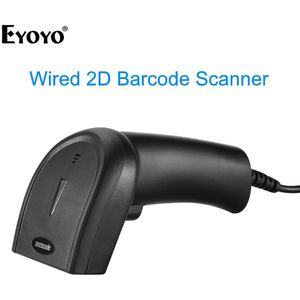 Eyoyo 1D 2D Qr Handheld Wired Barcode Scanner, Ccd PDF417 Data Matrix Bar Code Reader Voor Computer, pc, Laptop Barcode Scanning