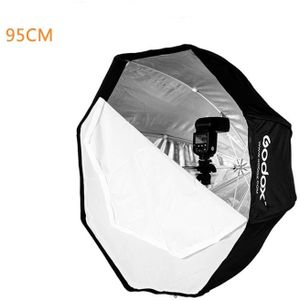 Godox 95 Cm 37.5in Draagbare Paraplu Octagon Softbox Flash Speedlight Speedlite Reflector Softbox Met Draagtas