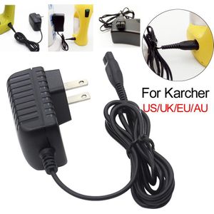 Plug Lead Batterij Oplader Overbelasting Bescherming Adapter Black Cord Oplader Voor Karcher Wv Stofzuigers