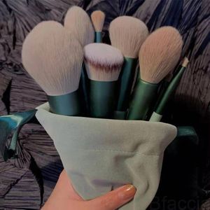 13Pcs Leuke Make-Up Kwasten Set Voor Cosmetica Foundation Blush Brush Tool Soft Oogschaduw Kabuki Blending Brush Sets Voor make-Up