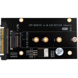 Voeg Op Kaarten M.2 Ssd U2 Adapter Nvme M.2 Ssd U2 Card Key M Met Glod Heatsink