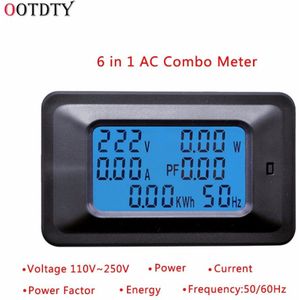 20A/100A Ac Lcd Digitale Panel Power Watt Meter Monitor Voltage Kwh Voltmeter Amperemeter Tester Gereedschap