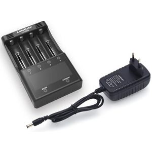 Chargeur Accu 18650, Chargeur de Batterie 2 Slots pour 21700 26650
