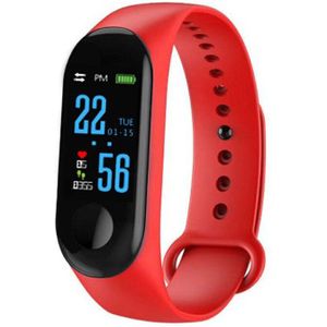 M3 Bluetooth Sport Smart Armband Mannen Vrouwen Kleur Screen Smart Horloge Fitness Polsband Waterdicht Stappenteller