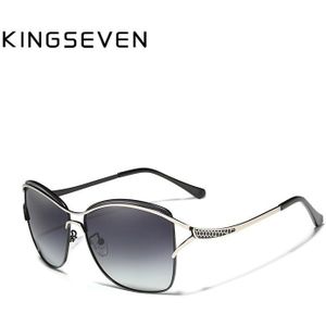 Kingseven Retro Womens Zonnebril Gepolariseerde Luxe Dames Gradiënt Lens Zonnebril Eyewear Voor Vrouwen Vrouwelijke