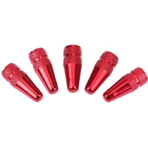 5pcs Fiets Presta Hoge Aluminium Druk Ventieldopjes Dust Covers Universele Auto Truck Fiets Dust Stofdicht Cap