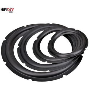 Hifidiy Live 5-12 Inch Woofer Luidspreker Reparatie Onderdelen Rubber Surround Rand Vouwen Ring Subwoofer(127 ~ 310mm) 4 5 6.5 7 8 10 12