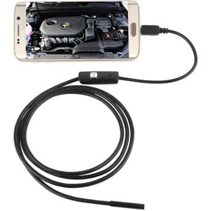 2M 5M Kabel 5.5Mm Endoscoop Camera Flexibele IP67 Waterdichte Micro Usb Industriële Endoscoop Voor Android Telefoon Pc 6LED Verstelbare