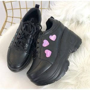 Japanse Zoete Lolita Sneakers Hart Vrouwen College Meisje Studenten Lolita Schoenen Hoge Hak Platform Schoenen Platform Sneakes Tb003