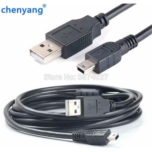 0.3 M-5 M USB Kabel 2.0 A Male naar Mini B 5 Pin 5 P T Poort MiniUSB voor Apparaten MP3 MP4 Camera Mobiele Telefoon HardDisk Computer