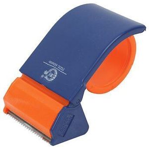 Oranje Blauw 65Mm Breed Verpakking Afdichting Plakband Cutter Dispenser