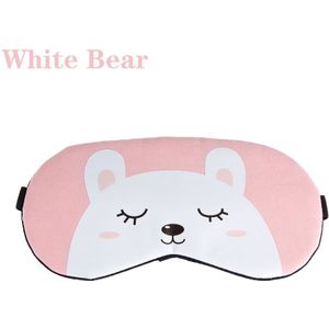 1Pcs Leuke 3D Slaap Masker Natuurlijke Slapen Oogmasker Eyeshade Cover Shade Eye Patch Vrouwen Zachte Draagbare Blinddoek Reizen ooglap