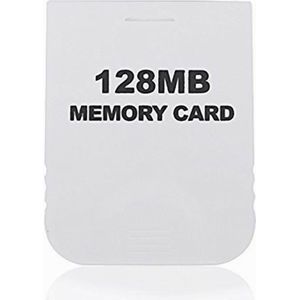 128 MB Wit Geheugenkaart compatibel voor Wii & Gamecube Console