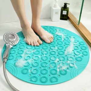 Ahawill Antislip Ronde Badkamer Mat Massage Pad Voet Veiligheid Douche Badmat Vloer Drainage Zuignap Badkamer Anti skid Pad