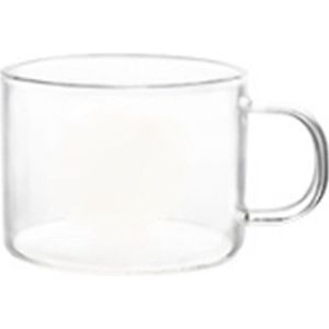 Creatieve Glas Brief Mokken Melk Sap Water Koffie Beker Met Handvat Transparante Mok Drinkware Liefhebbers Paar Kerstcadeaus 500ML