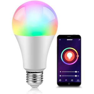 Tuya Smart Leven E27 2.4G 15W Wifi Led Lamp Smart Home Bluetooth Rgb Led Magische Lamp compatibel Alexa, echo, Google Thuis