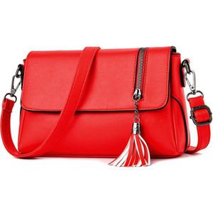 Ranhuang Komen Vrouwen Kleine Schoudertassen Mode Kwastje Messenger Bags Pu Lederen Crossbody Tassen