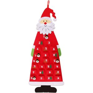 Kalender Advent Met 24 Dagen Zakken Xmas Countdown Kalender Voor Kinderen Thuis Deur Muur Decor