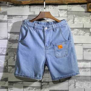 Zomer Dunne Mannen Denim Shorts Mode Streetwear Jeugd Losse Casual Flip Pocket Jeans Shorts Mannelijke Plus Size 5XL 6XL 7XL