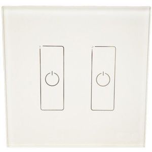 EDA2 Dali Led dimmer 2 Kanaal Dali Led Controller Aan/Uit Schakelaar Wall Mount Touch Panel Dimmer Dali LED Controller