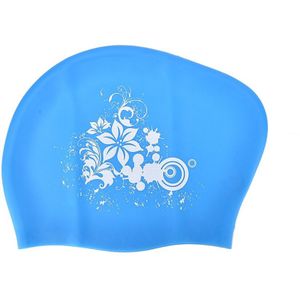 100% Latex Siliconen Badmuts Voor Lang Haar Vrouwen Waterdichte Zwemmen Caps Dames Duiken Hood Hat Voor Kids Garras pet