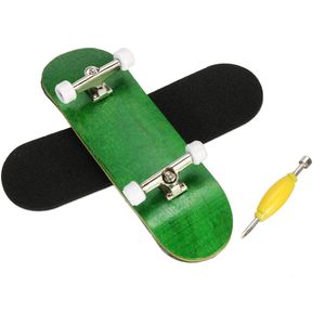 Houten Vinger Skateboards Professionele Vinger Skate Board Hout Toets Met Lagers Wiel Foam Schroevendraaier