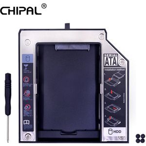Chipal Sata 3.0 2nd Hdd Caddy 12.7 Mm Voor 2.5 "Harde Schijf Ssd Case Behuizing Voor Lenovo Thinkpad T420 t430 T510 T520 T530 DVD-ROM