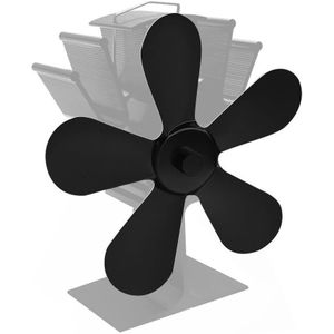 Houtkachel Efficiënte Lage Noise 5 Blades Brander Warm Huishouden Energiebesparende Haard Fan Moderne Warmte Aangedreven Woonkamer winter