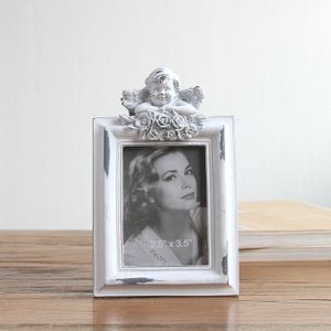 Hart Vorm Elliptische Europese Retro Frame Voor Oude Engel Fotolijst Trouwjurk Fotolijst Home Decor