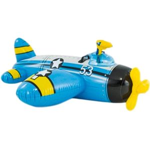 Float Vliegtuig Duurzaam Opblaasbare Ride-On Squirter Gevechtsvliegtuig Water Speelgoed Voor Kinderen Vanaf 3 Jaar Oud