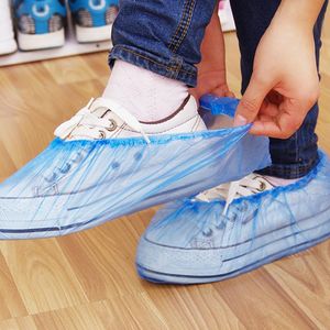 Wegwerp Plastic Anti Slip Schoen Covers Cleaning Overschoenen Beschermende S/P5Q1