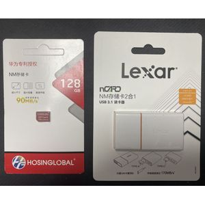Geschikt Voor Huawei Mobiele Telefoon Geheugenkaart Nm Card 128/256Gb Geheugenkaart Met Nm/Micro/sd Geheugenkaart Usb/Type-C Kaartlezer