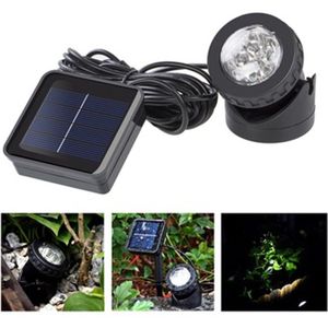 Led Solar Spotlights 6 Led Onderwater Projectie Lichten Tuin Outdoor Vijver Verlichting Ni-Mh Batterij 1.2V 600Mah