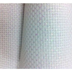 Oneroom 6th Aida 14ct witte doek zilveren lijn goud kruissteek stof brilliant pearl canvas DIY handgemaakte handwerken craft